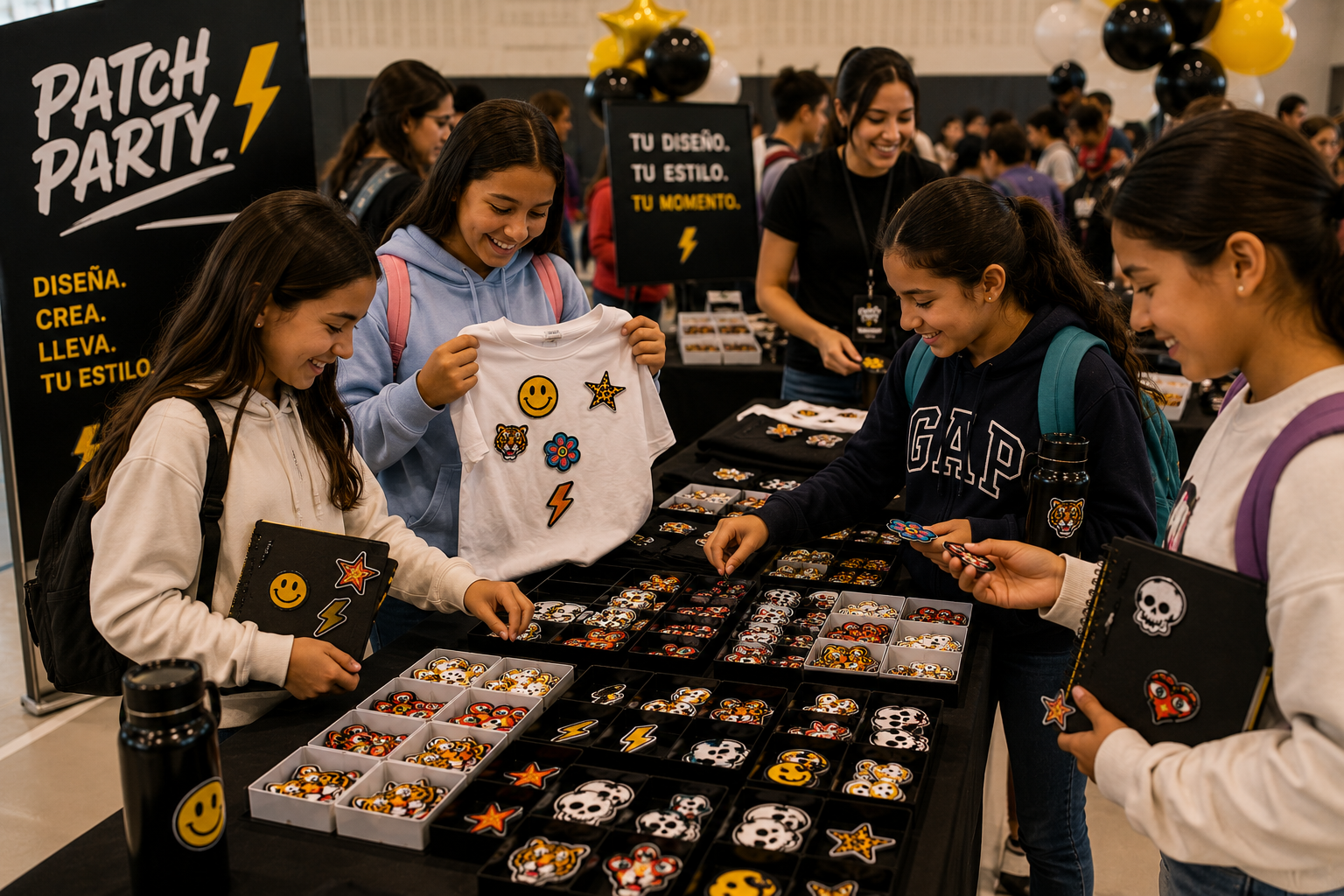 Evento escolar y kermés Patch Party