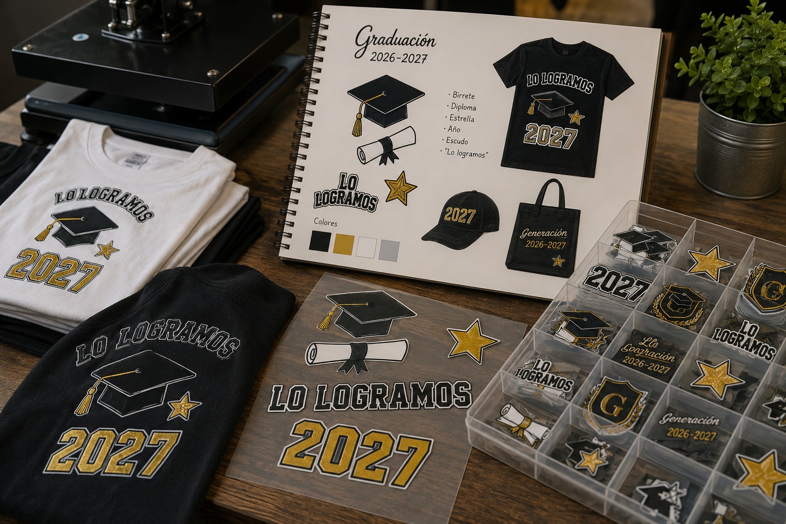 Diseño exclusivo para una celebración con elementos personalizados