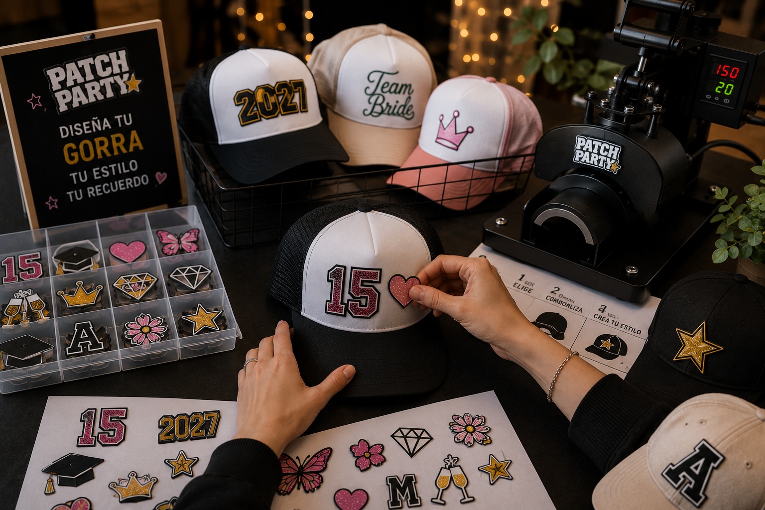 Gorras personalizadas para celebraciones