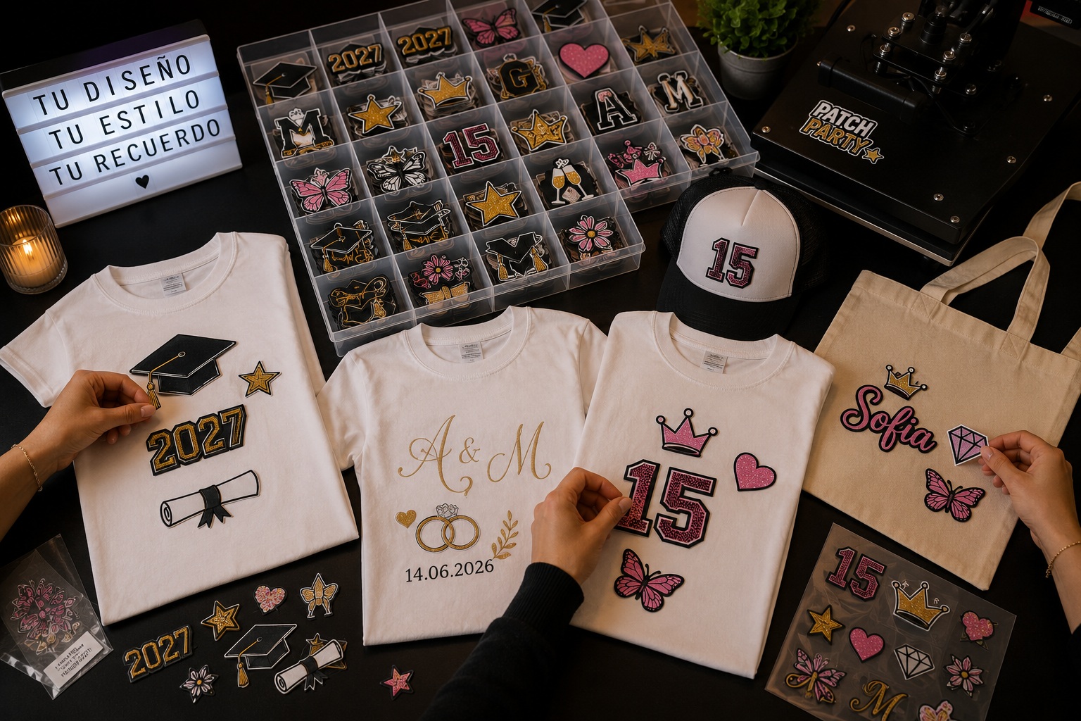 Playeras listas para personalizar